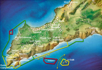 Punta Campanella Naturschutzgebiet